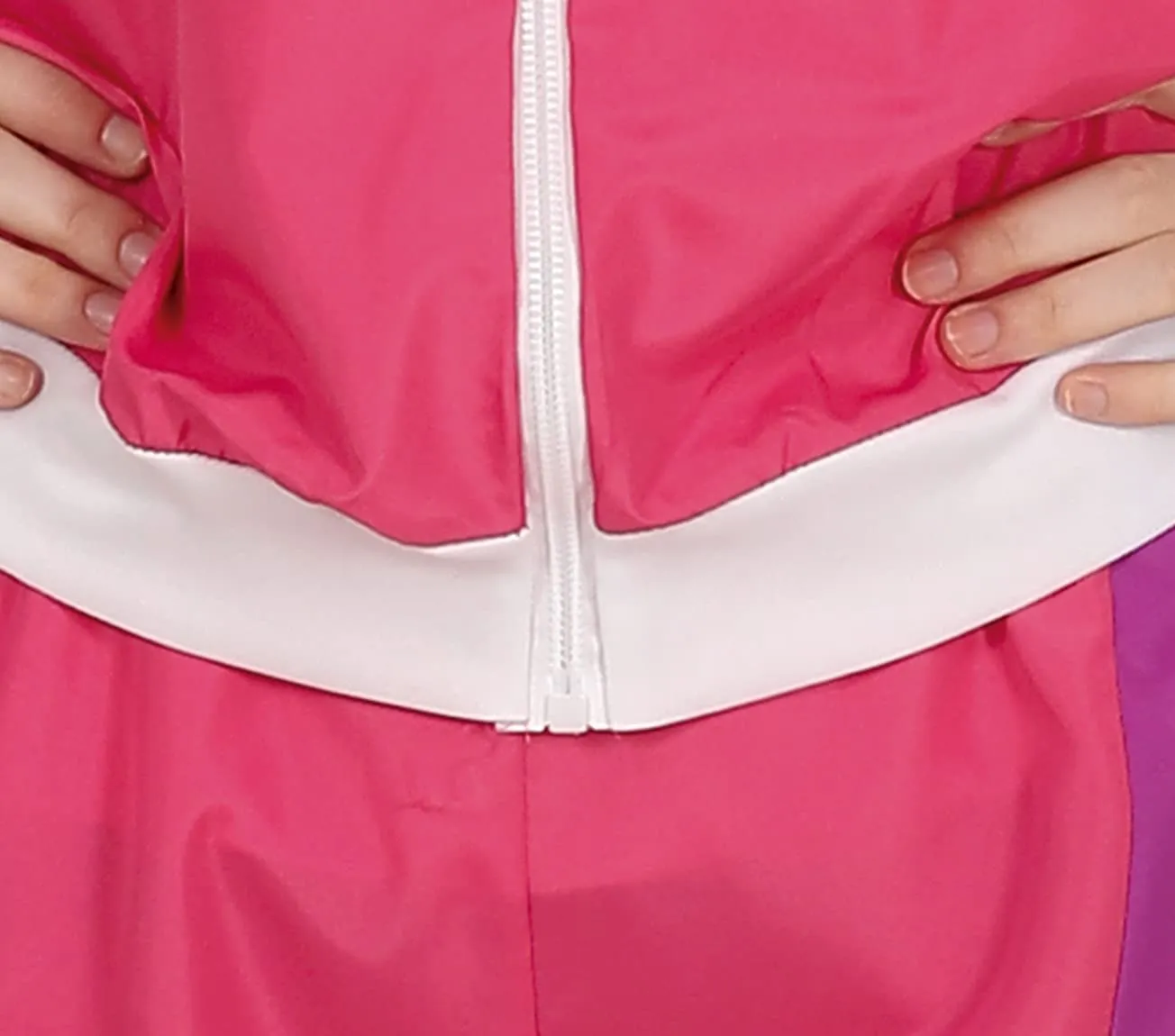 Guirca costume ginnasta anni 80 rosa adolescente