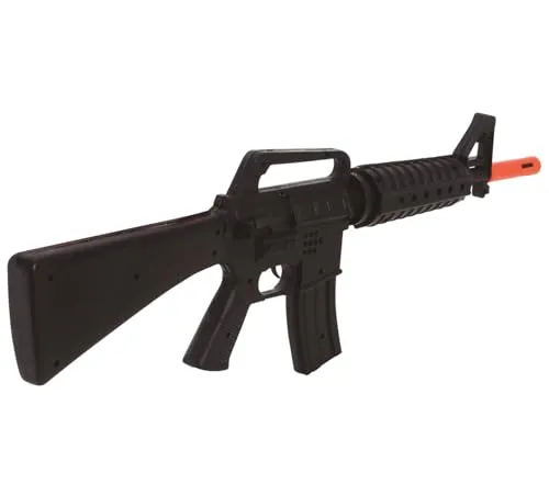 Guirca Mitraglietta d'Assalto 62 cm Nera con Suono