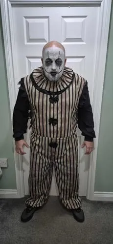 Smiffys Dark Vintage Clown costume pagliaccio M uomo horror