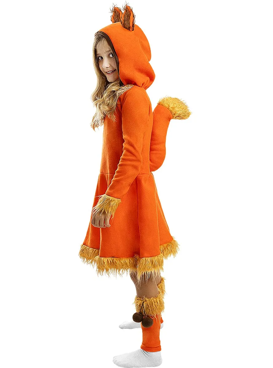 Funidelia Costume da volpe bambina 7-9 anni multicolore