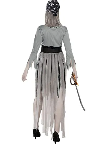 Funidelia Pirata Zombie costume donna nero taglia S