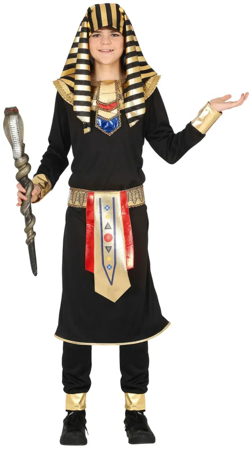 Guirca Costume Faraone Egiziano 14-16 Anni Multicolore