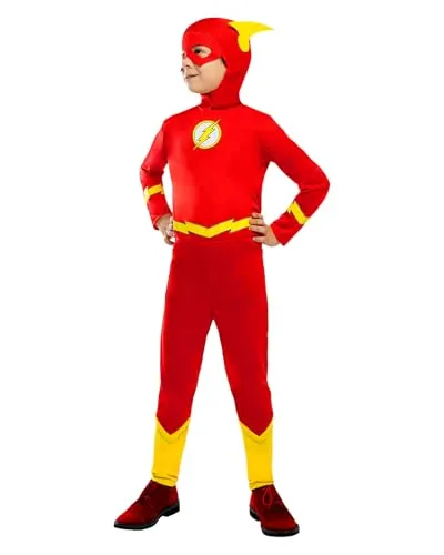 Funidelia Flash Justice League costume bambino 3-4 anni rosso
