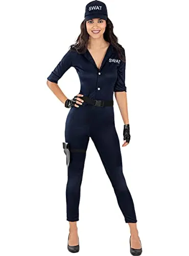 Funidelia SWAT costume donna M nero