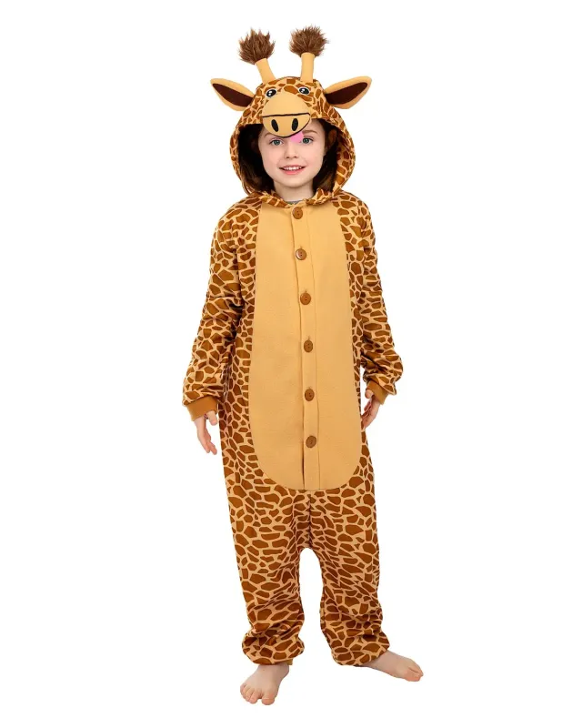 Funidelia Giraffa Onesie Costume Bambino 3-4 Anni Morbido