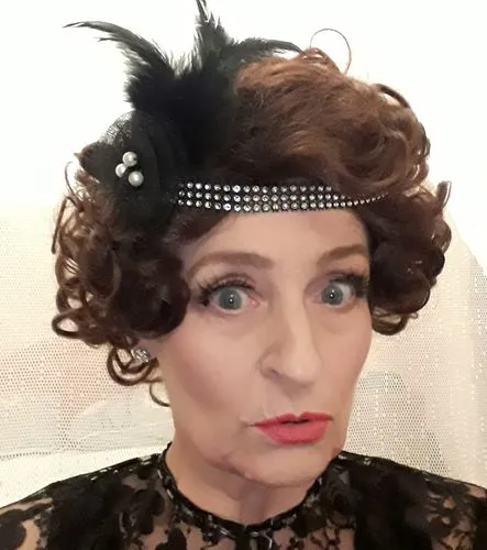 Smiffys 20s Flirty Flapper parrucca bionda corta riccia