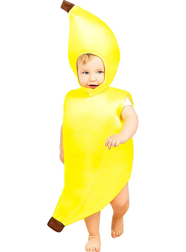 Funidelia Banana costume neonato 12-24 mesi giallo