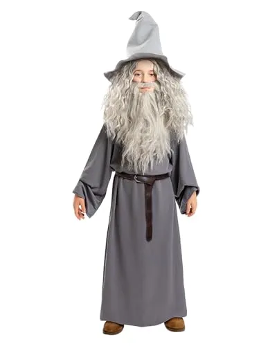 Funidelia Il Signore degli Anelli Gandalf parrucca con barba multicolore