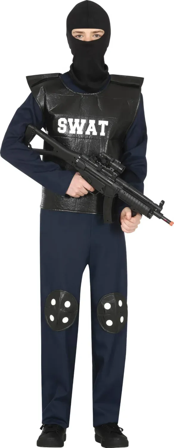 Fiestas Guirca SWAT Costume Poliziotto Uomo Taglia Unica