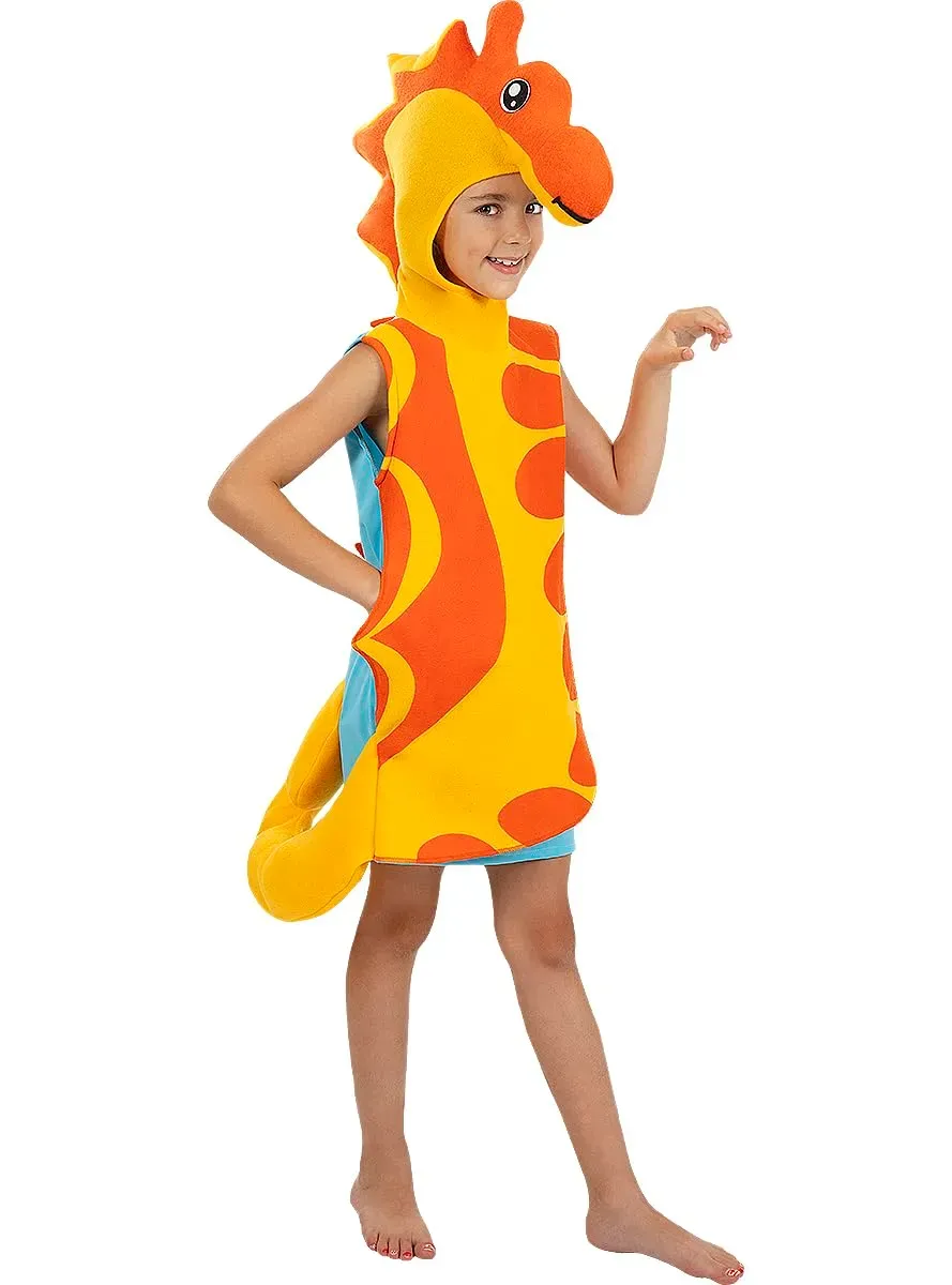 Funidelia Costume Cavalluccio Marino 3-6 anni arancione