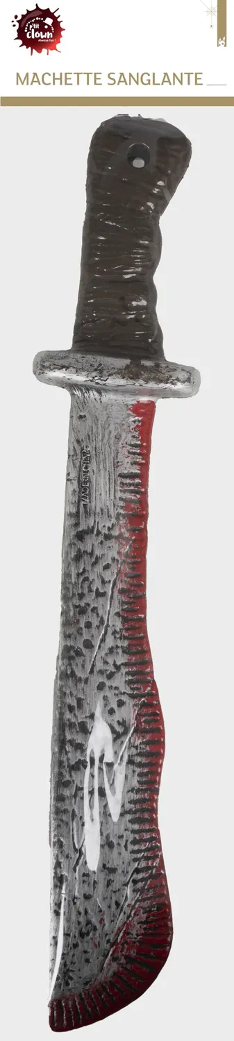 P'tit Clown machete scherzo finto 31 cm Halloween
