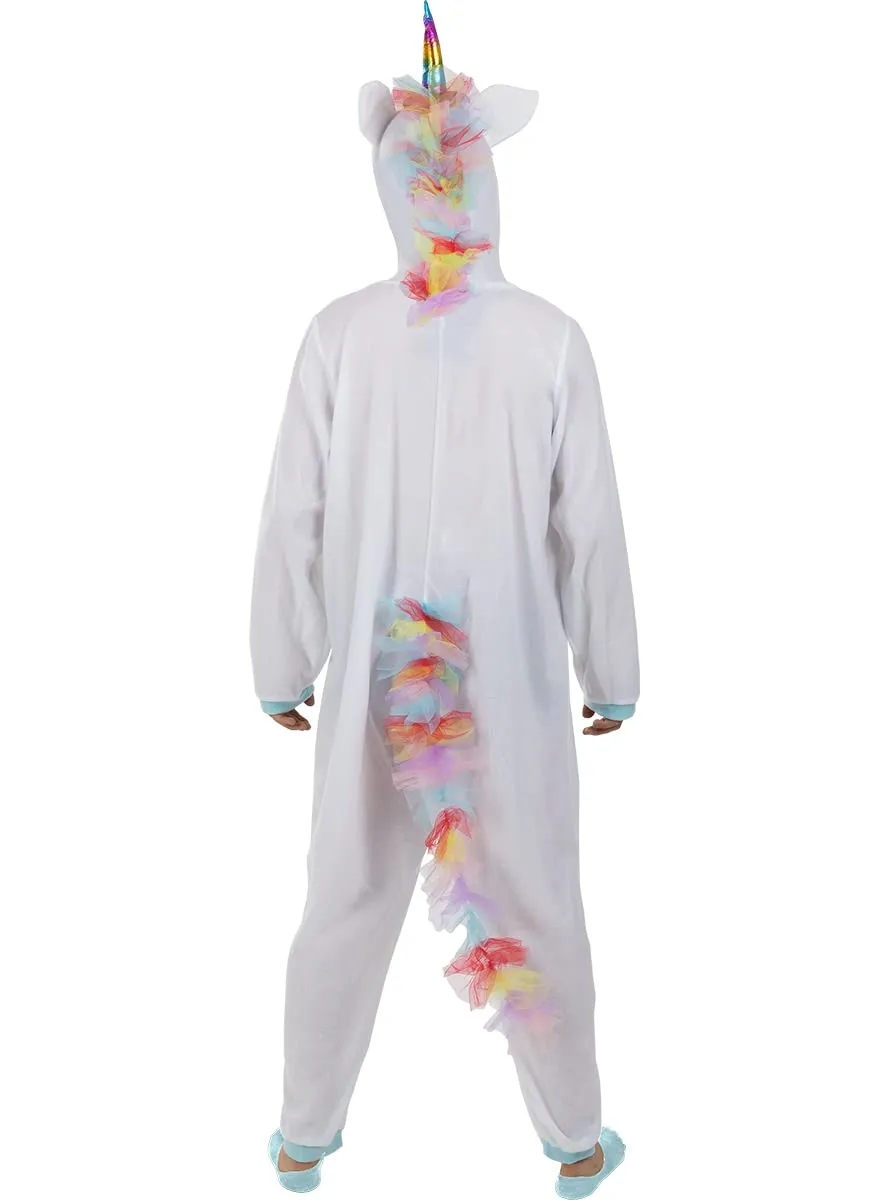 Funidelia Unicorno Blu Costume Adulto L-XL bianco