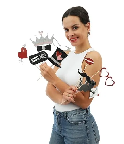 P'tit Clown Amore Shocks photobooth San Valentino 10 pezzi