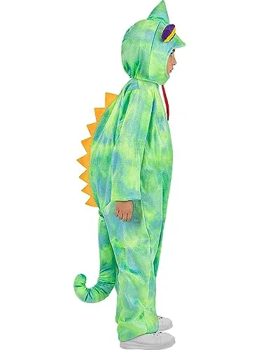 Funidelia Camaleonte costume bambini 7-9 anni verde animali