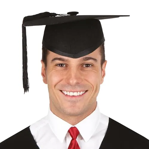 P'tit Clown Cappello Feltro Studente Nero Adulti