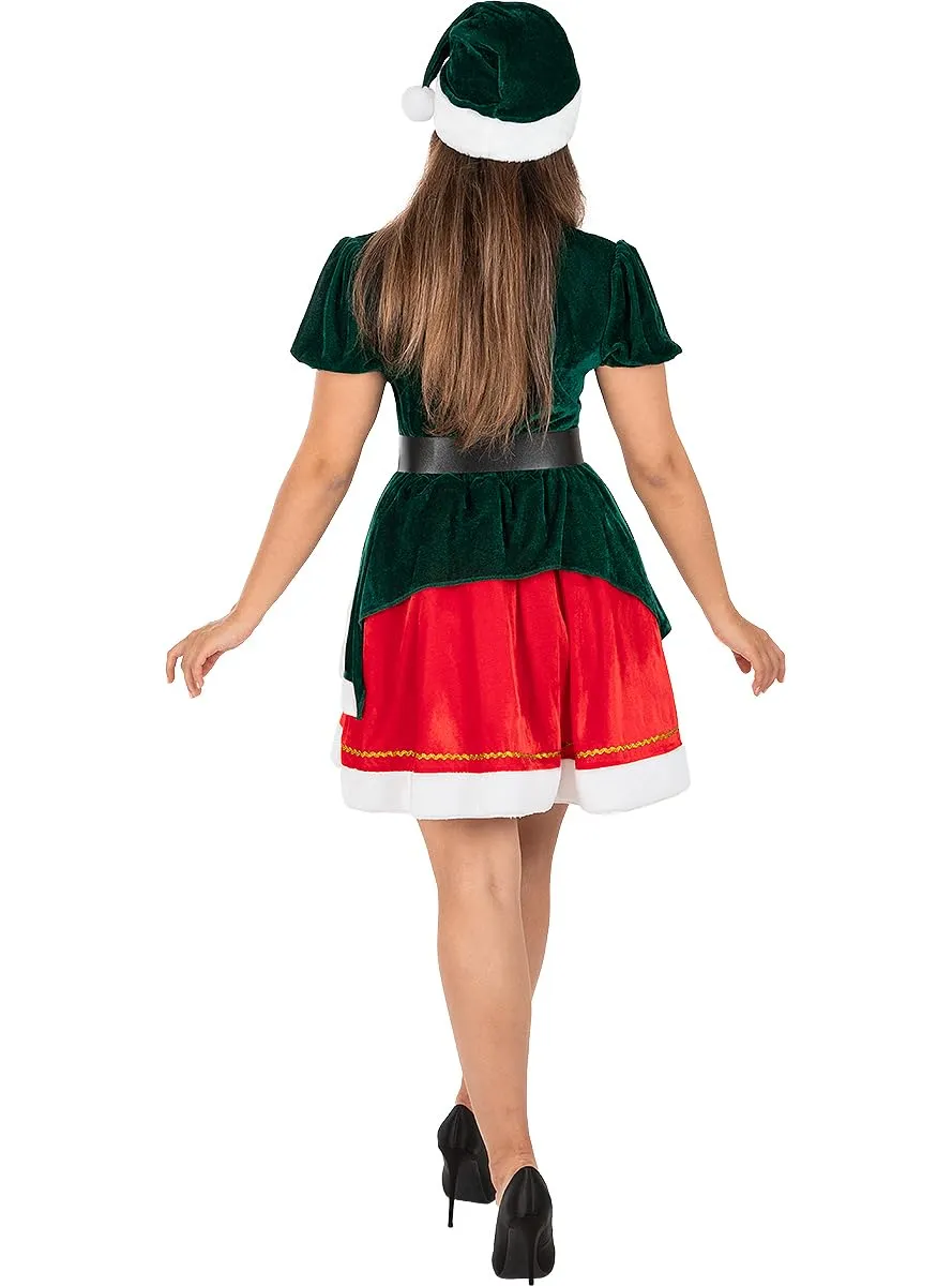 Funidelia Elfa Natalizia Costume Donna M verde sexy