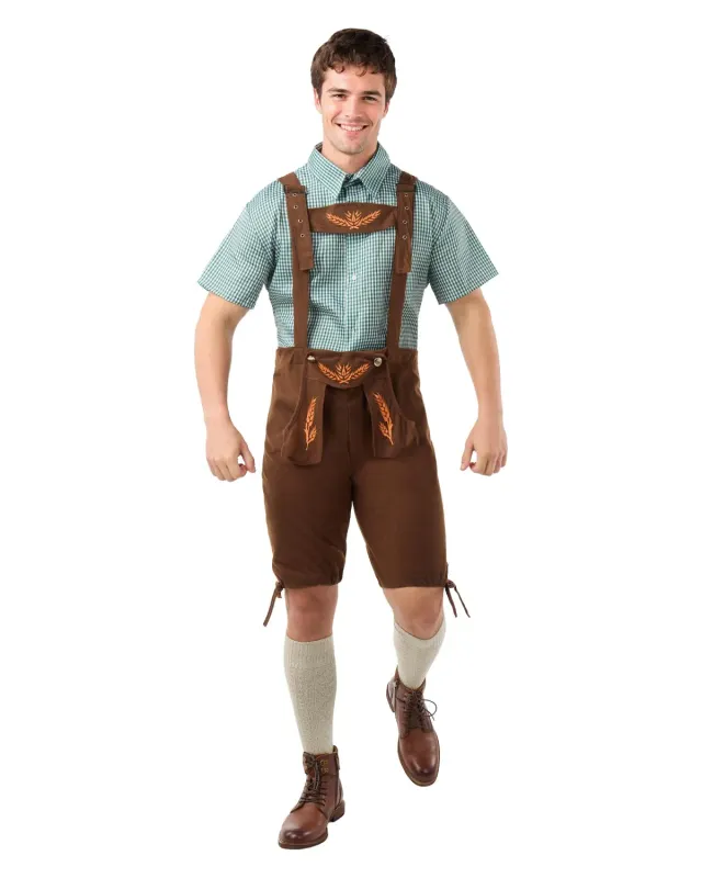 Funidelia Oktoberfest costume uomo tirolese marrone