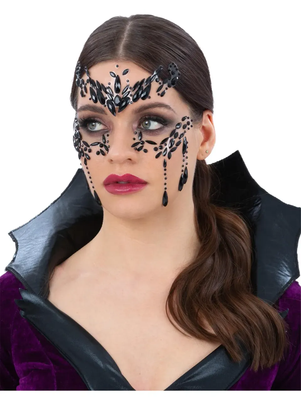 Smiffys Make-Up FX strass viso neri 174 pz