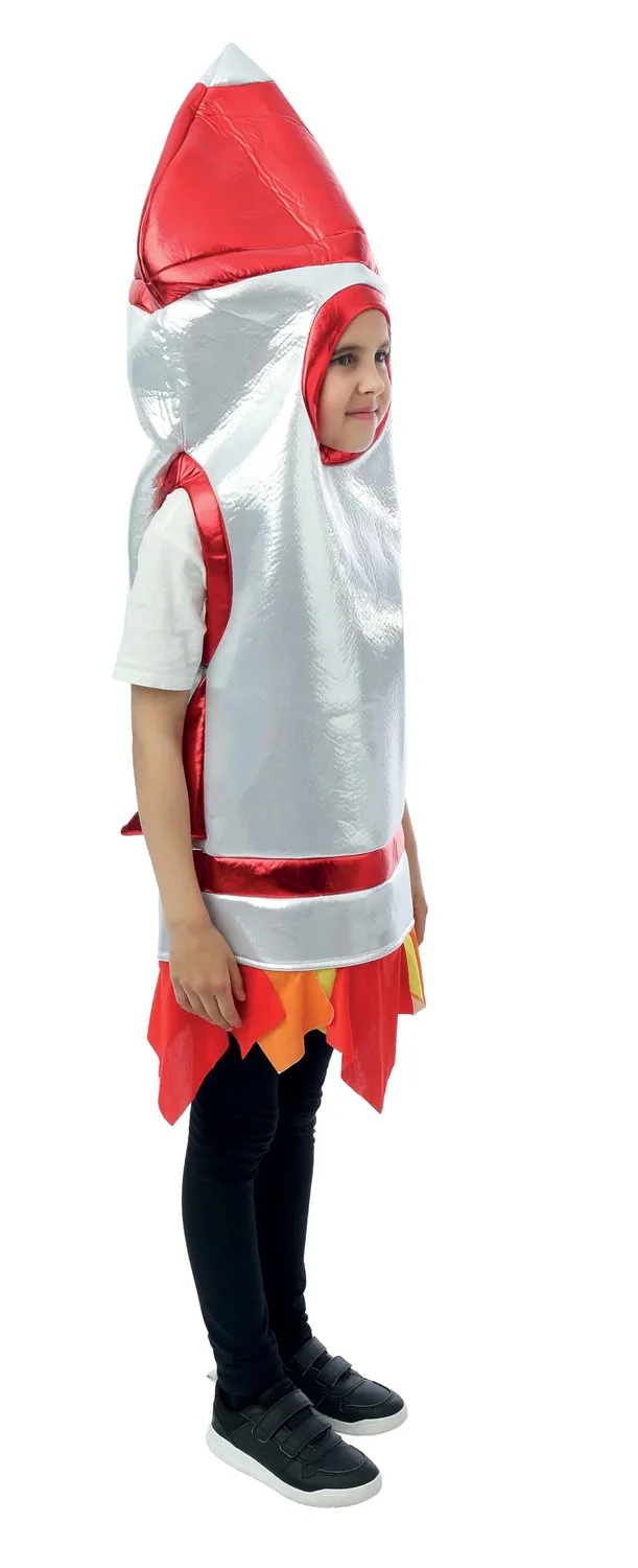 P'tit Clown razzo tunica costume bambino 10-12 anni