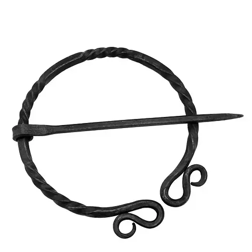 La Bottega di Merlino Spilla Fibula Ferro Intrecciato 7,1 cm