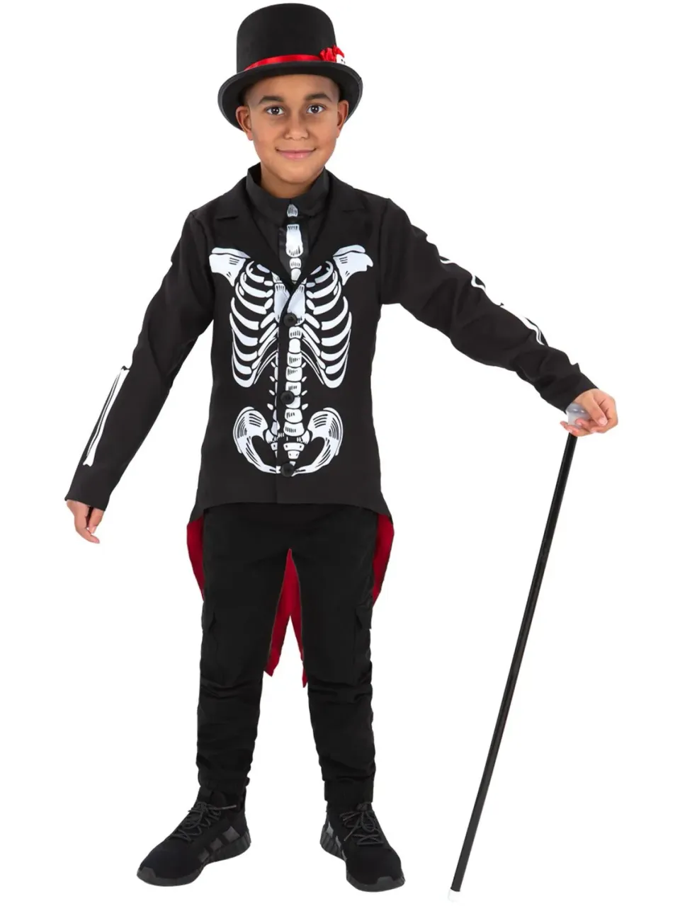 Smiffys Senor Skeleton costume scheletro bimbo 7-9 anni