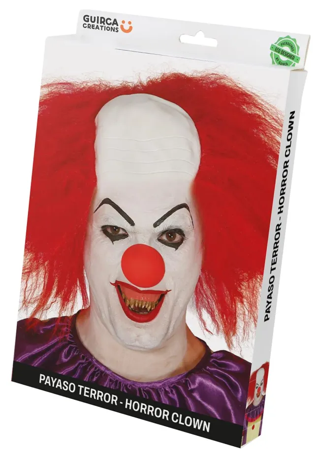 Guirca Clown calva rossa accessorio lattice taglia unica