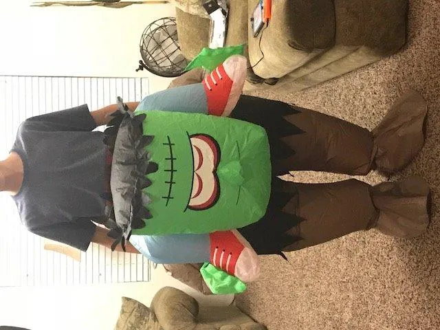 Bodysocks Lift You Up Frankenstein costume gonfiabile adulti