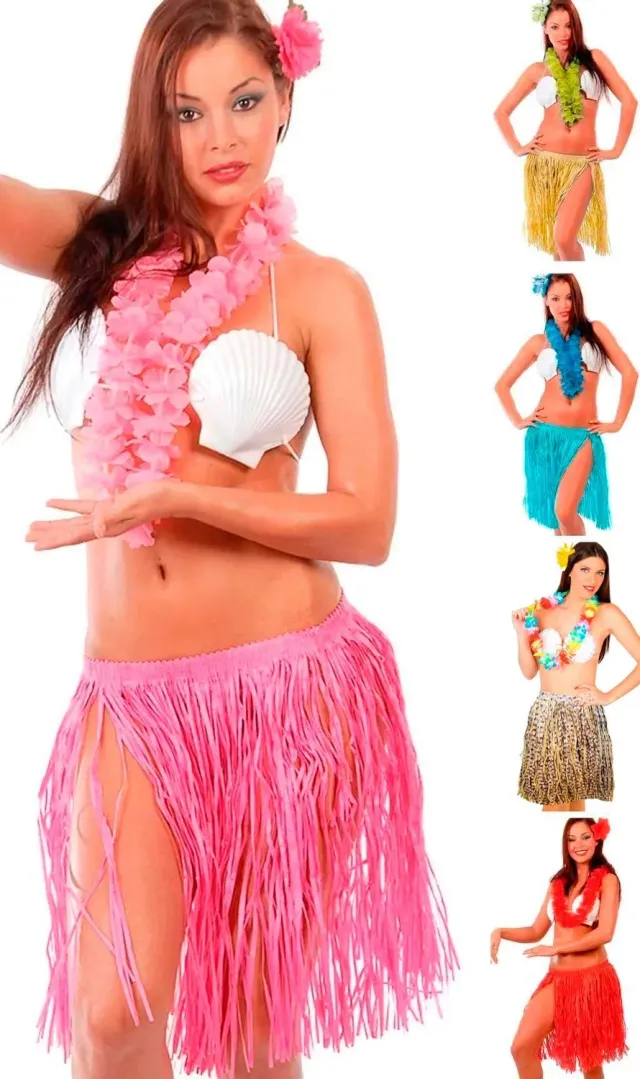 Fiestas Guirca Set Hawaiano Costume 3 Pezzi Multicolore