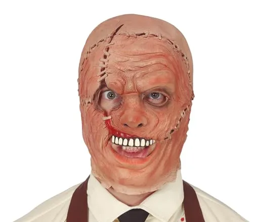 Fiestas Guirca Assassino Maschera Lattice Pelle Halloween