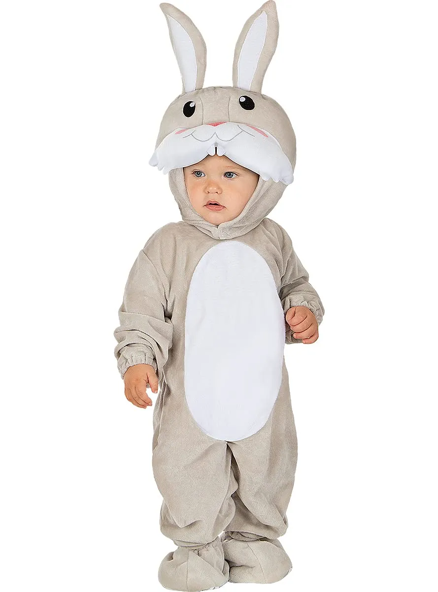 Funidelia Costume Coniglio bebè rosa 12-24 mesi peluche