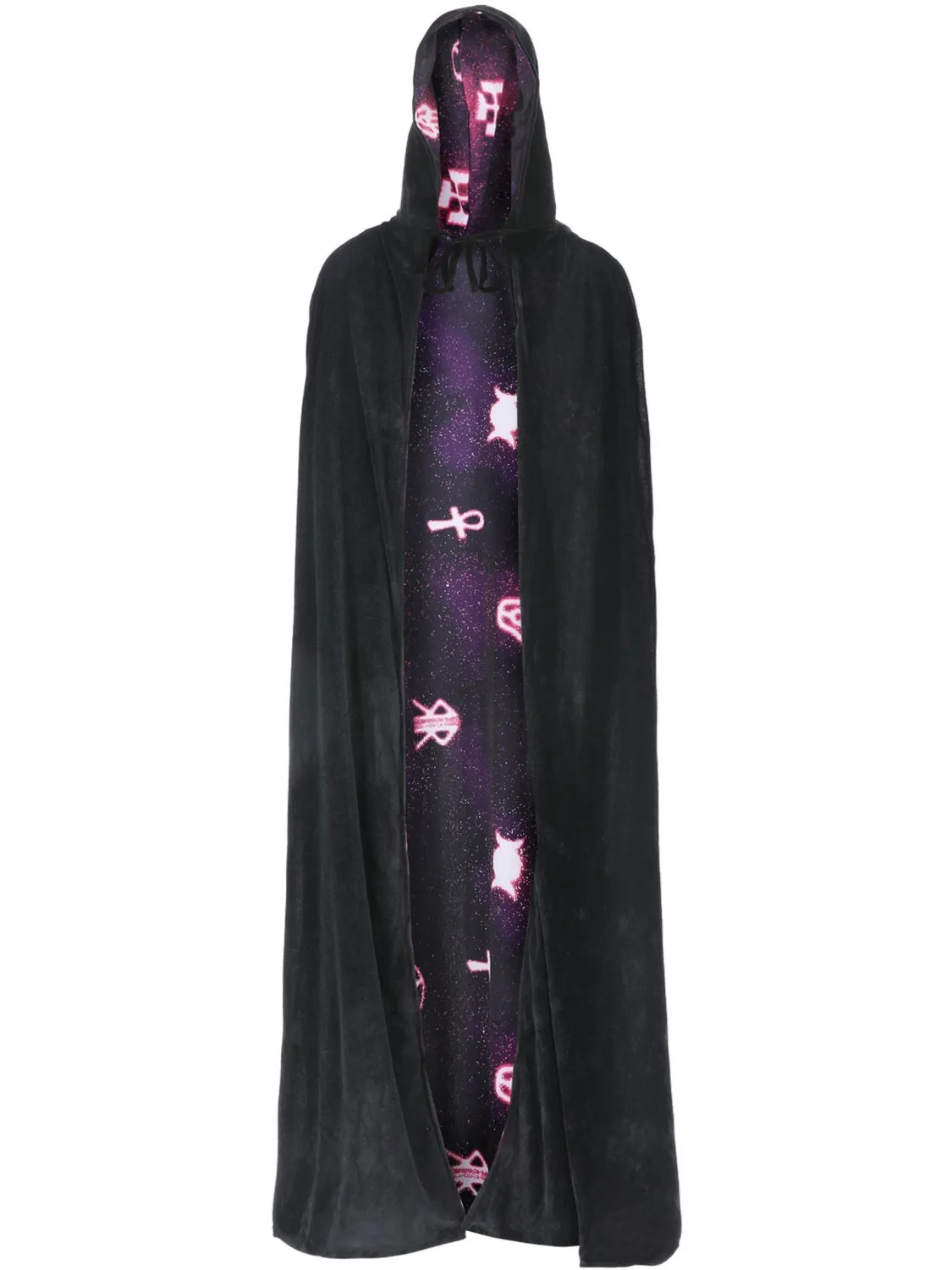 Smiffys Deluxe Reversible Galaxy Ouija mantello adulto