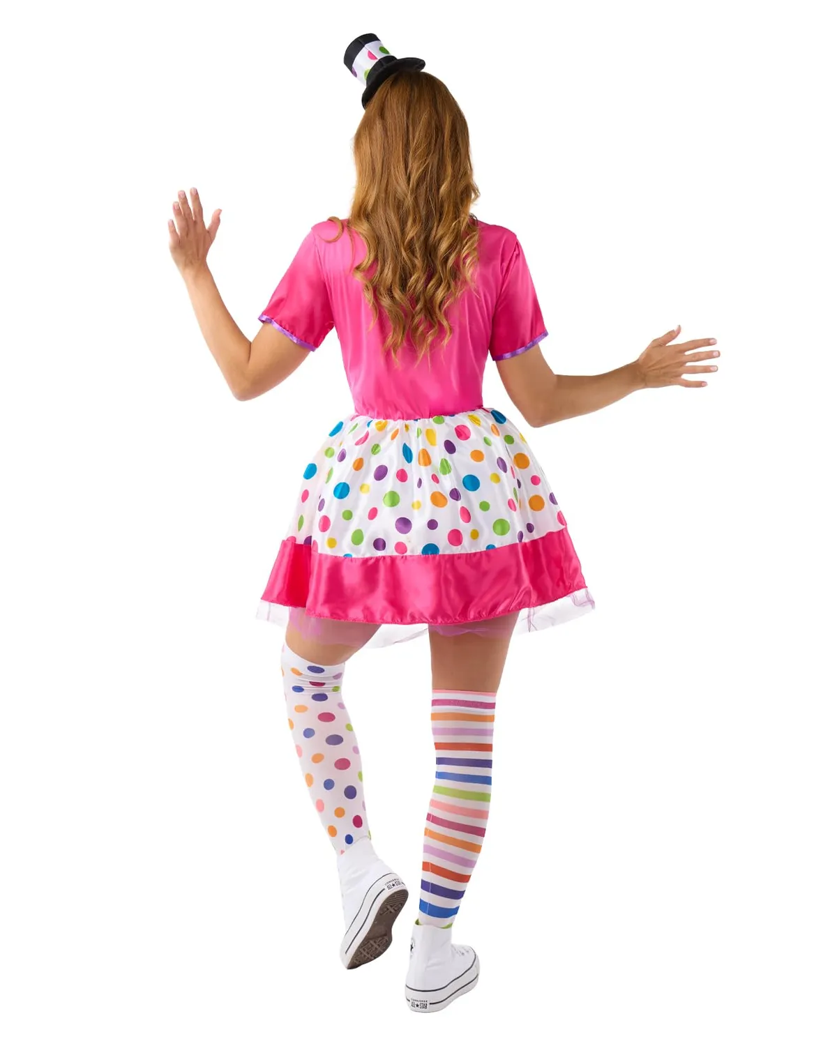 Funidelia Costume da Clown Donna Rosso S-M per Circo