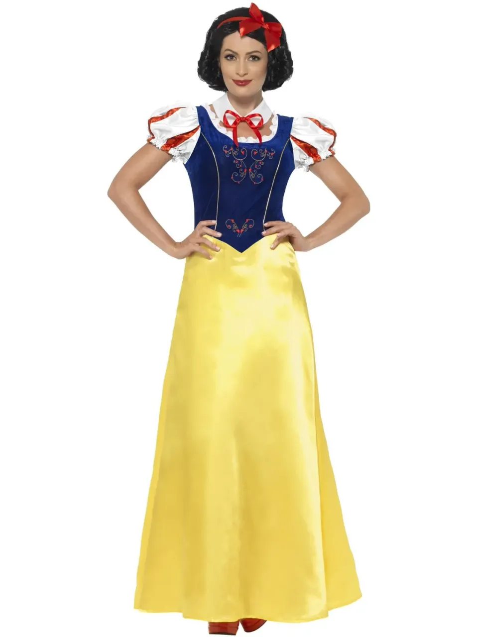 Smiffys Princess Snow costume Biancaneve donna giallo