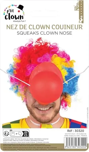 P'tit Clown 30320 Naso da Clown Rosso Musicale