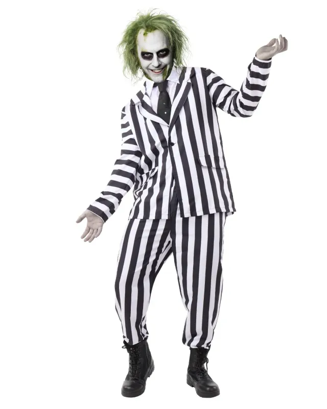 Funidelia Beetlejuice Costume Uomo a Righe M