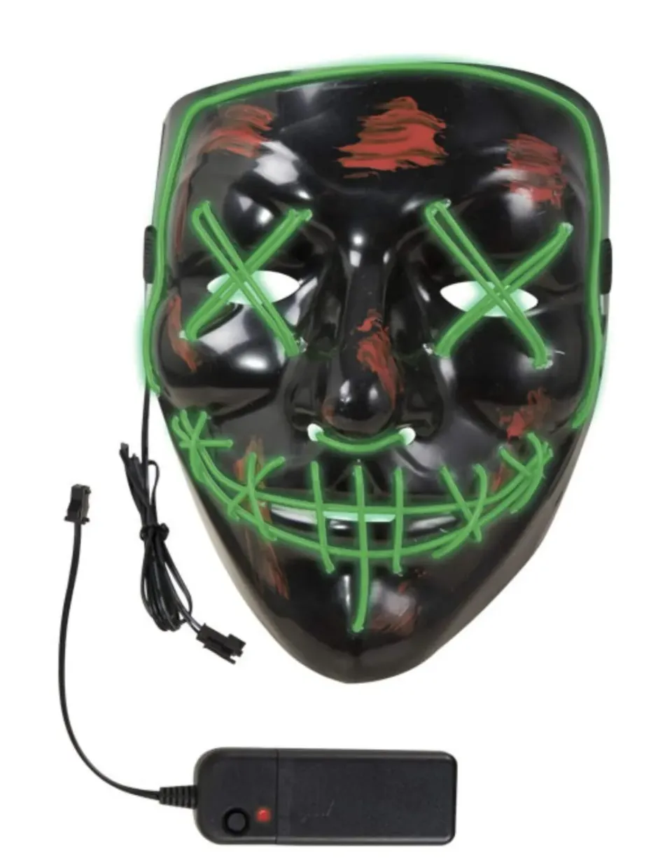 P'tit Clown Maschera Fantasma LED Sanguinante Adulto