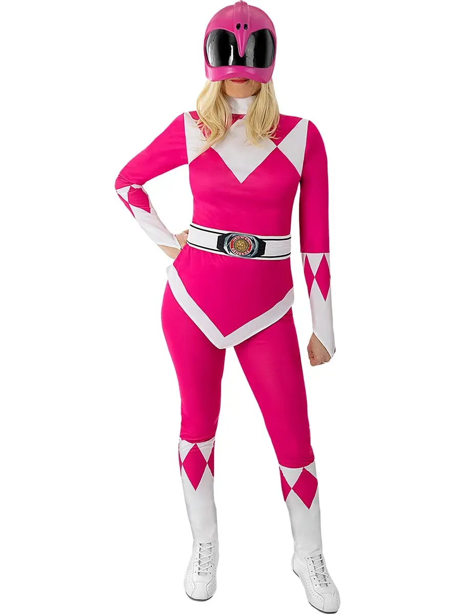 Funidelia Power Ranger rosa costume donna S con maschera