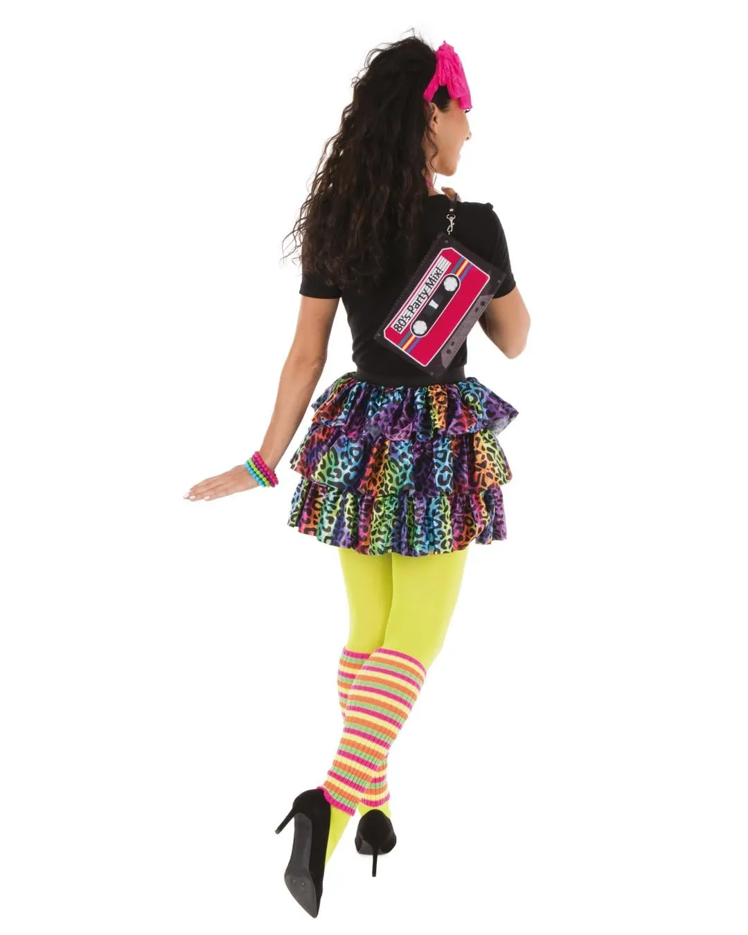 P'tit Clown Re22659 set anni 80 tutù gioielli fascia