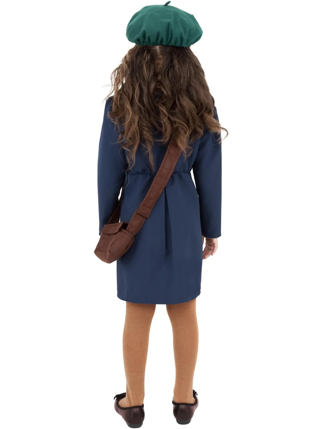 Smiffys Evacuee Girl costume bambina blu 7-9 anni