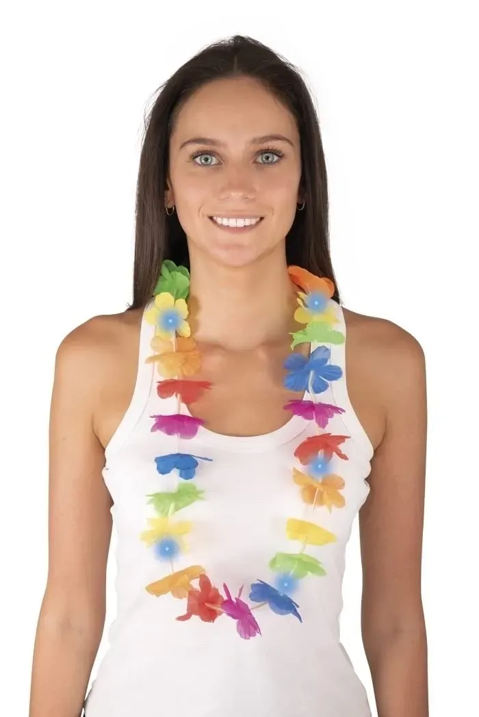 P'tit Clown re19625 collana hawaiana multicolore 50 cm