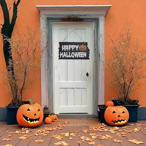 Fiestas Guirca cartello Happy Halloween 34x19 cm