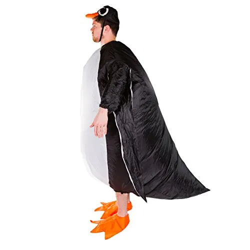 Bodysocks Pinguino Costume Gonfiabile Adulto con Accessori