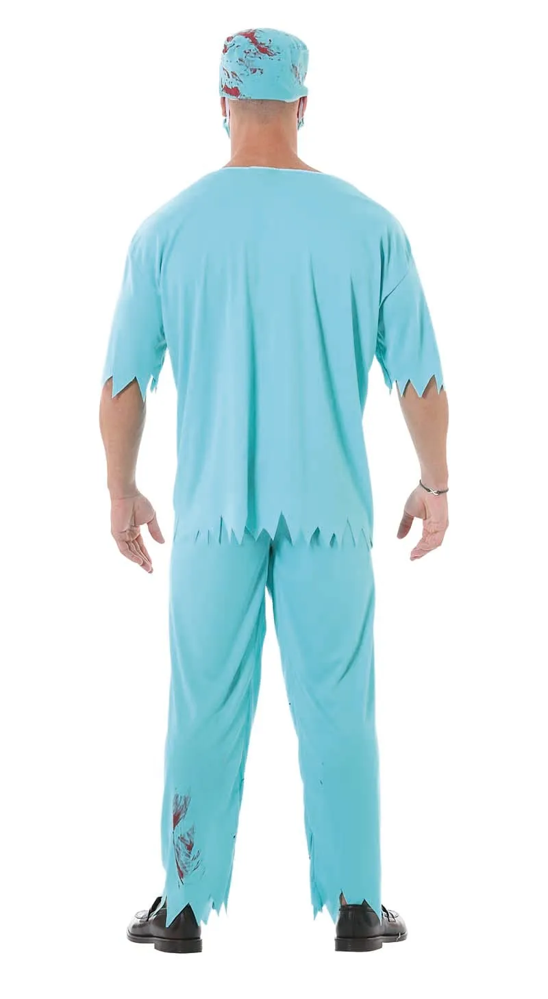 Fiestas Guirca Chirurgo Zombie Costume Adulto M Blu