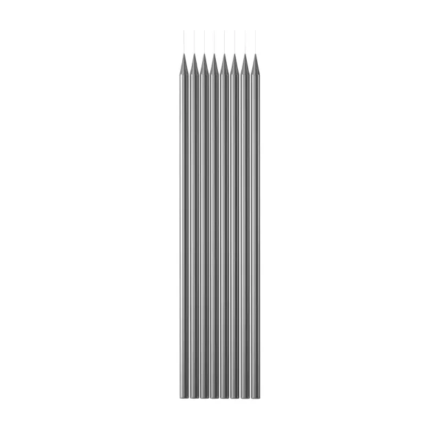 P'tit Clown Re22720 candele grandi argento 24 pezzi
