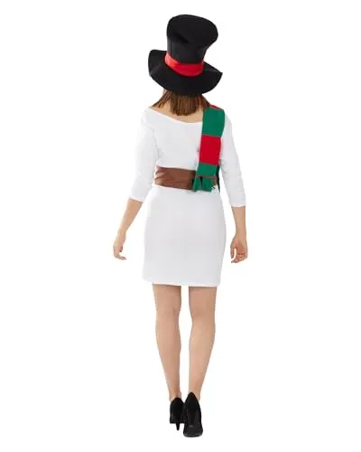 Funidelia Costume Pupazzo di neve donna bianco taglia S