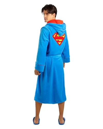 Funidelia Accappatoio Superman Uomo L-XL con Cappuccio