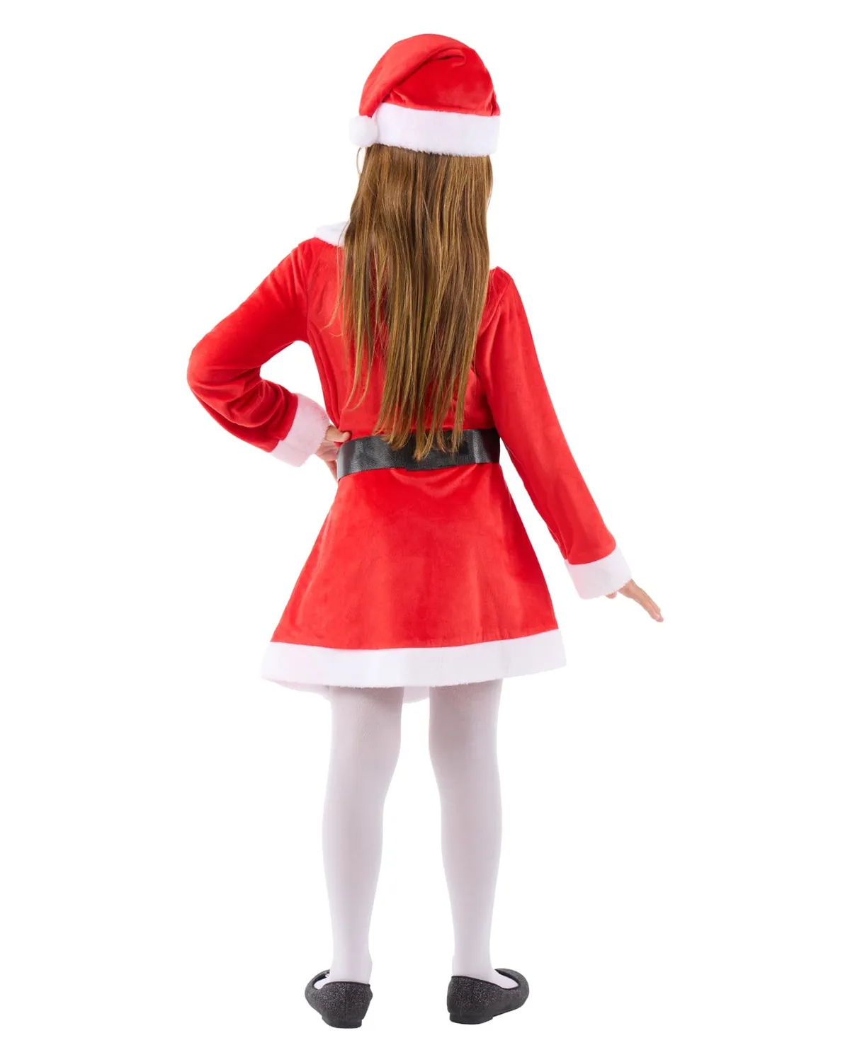 Funidelia Mamma Natale Deluxe costume bambina 5-6 anni rosso