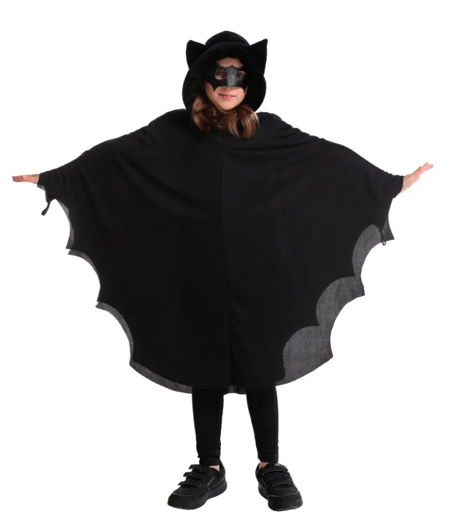 P'tit Clown Pipistrello costume bambino mantello maschera