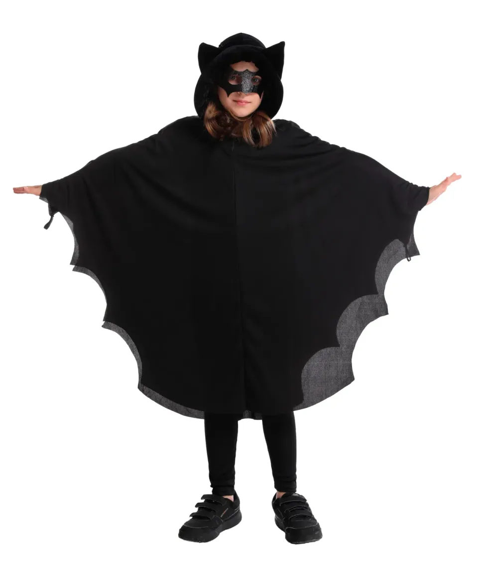 P'tit Clown Pipistrello costume bambino mantello maschera