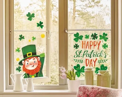 P'tit Clown 23249 Adesivi Vetri San Patrizio PVC